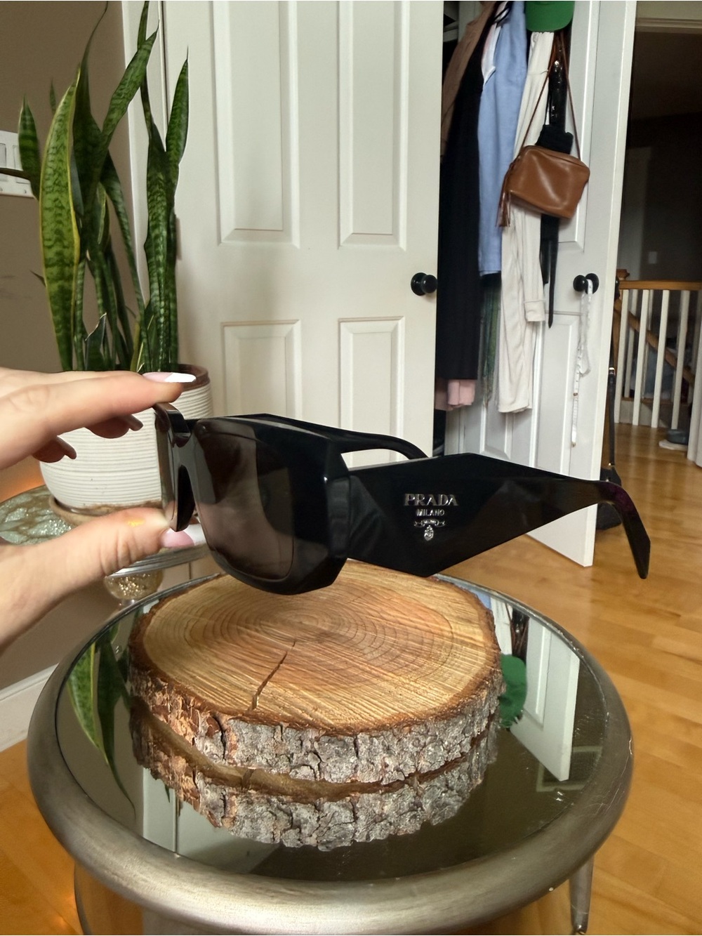 Prada PR 17WS Black sunglasses